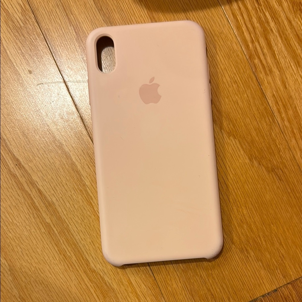 Apple Pink iPhone Case Silicone Smooth Finish